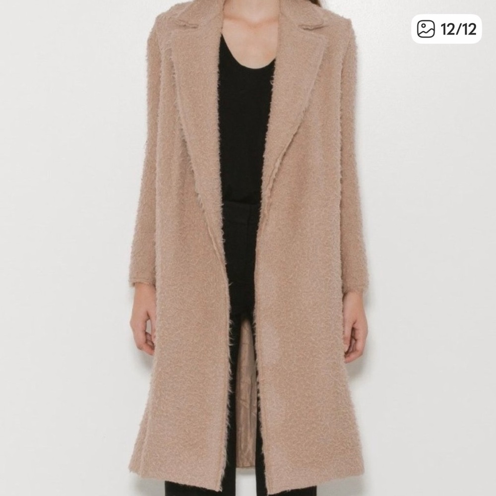 Helmut Lang Women's Beige Teddy Jacket